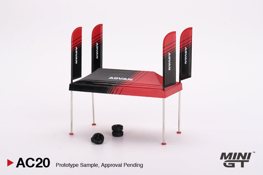 Paddock Service Tent Set - ADVAN Mini GT
