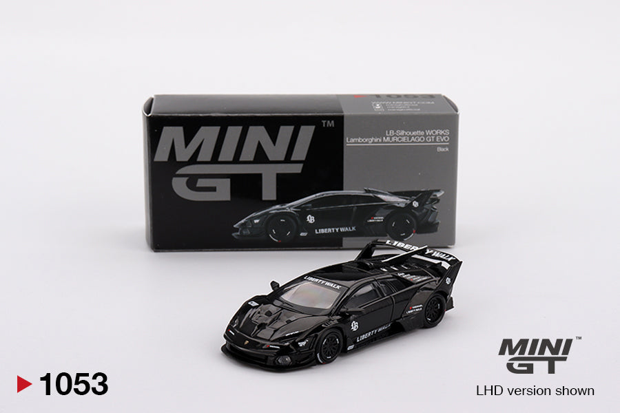 Lamborghini LB-Silhouette WORKS MURCIELAGO GT Evo  Black Mini GT