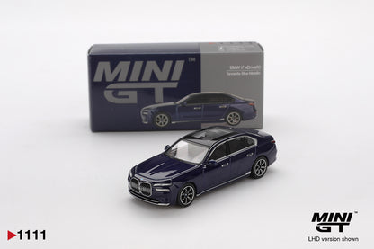 BMW i7 xDrive60 Tanzanite Blue Metallic