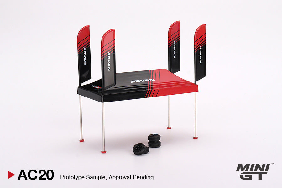 Paddock Service Tent Set - ADVAN Mini GT