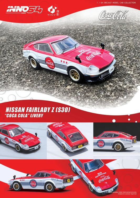 Nissan Fairlady Z (S30) *Coca Cola* Livery, Red/White