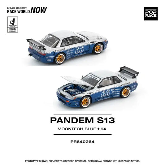Pandem Silvia S13, moontech blue