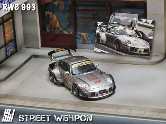Street weapon RWB 993 Zamac low tail, grey