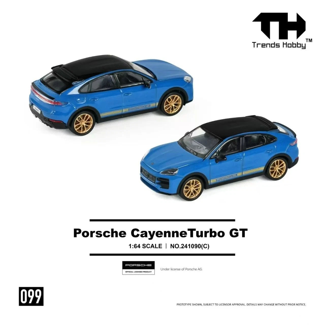 Porsche Cayenne Turbo GT blue
